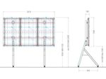 Hagor HP LED Floorstand Samsung IWA / THE WALL 109" LED-Standsystem freistehend