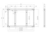 Hagor VWH-5 Adapterrahmen 900 / 800 x 600 mm