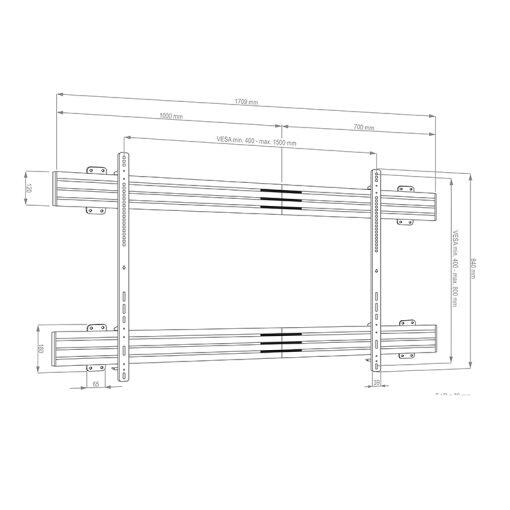 Hagor comPROnents® Wandhalterung starr