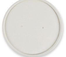 NATURE Star Deckel für Einweg-Suppenbecher, 9 cm, weiß