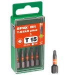 SPAX Bit T15 T-STAR Plus, 5St.