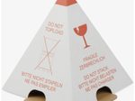 WIHEDÜ Palettenhütchen, 23,0 cm rot, weiß