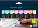 Schneider Job Textmarker schwarz 1.0 - 5.0 mm Schreibfarbe: Mehrfarbig, 6 St. + GRATIS 2 St.