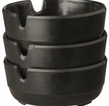 APS Aschenbecher schwarz 3 St.