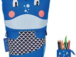 herlitz Stiftehalter Whale 14,0 x 7,5 x 18,5 cm blau