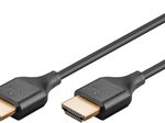 goobay HDMI-Kabel mit Ethernet 1m schwarz