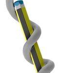 goobay LAN-Kabel CAT6A 5m grau