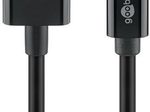 goobay USB-C/DP Kabel 2m schwarz