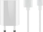 goobay 12W USB-A Ladegerät mit Kabel 1m, weiß