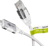 goobay USB-C/RJ45 Kabel 2m weiß