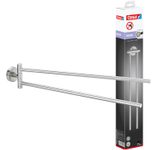 tesa Handtuchhalter 2-fach MOON silber