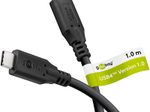goobay USB4 Kabel 240W 1,5m schwarz