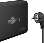 goobay 240W USB-A, 3x USB-C Schnellladegerät, schwarz