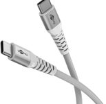 goobay USB 2.0 C-Stecker USB-Kabel 0,5 m weiß, 1 St.