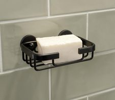 tesa Seifenschale Wandmontage ALUXX schwarz