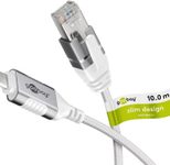 goobay USB-C/RJ45 Kabel 10m weiß