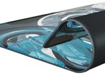 CHERRY XTRFY GP4 Gaming-Mauspad Schwarz, Blau, Grau