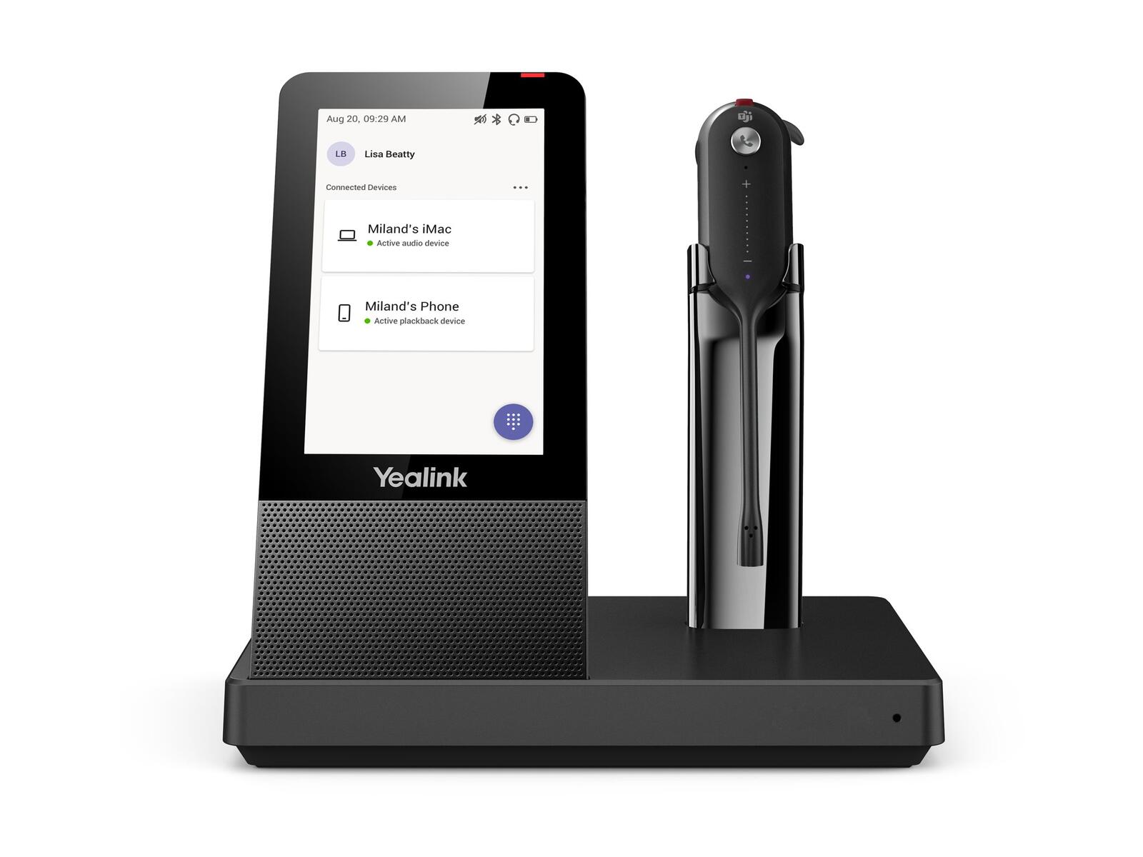 Yealink WH67 Headset im Ohr - DECT/Bluetooth für Teams