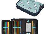 herlitz Federmäppchen Crazy Zebra türkis/schwarz 19-teilig