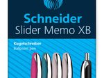 Schneider Slider Memo Kugelschreiber farbsortiert 0.7 mm Schreibfarbe: Blau, 4 St. + GRATIS 1 Schneider Slider Rave XB black
