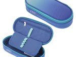 herlitz Schlampermäppchen befüllt Dip Dye blau/türkis