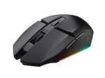 Trust GXT 112 Felox kabellose Gaming-Maus und -Mauspad mit Beleuchtung - Schwarz