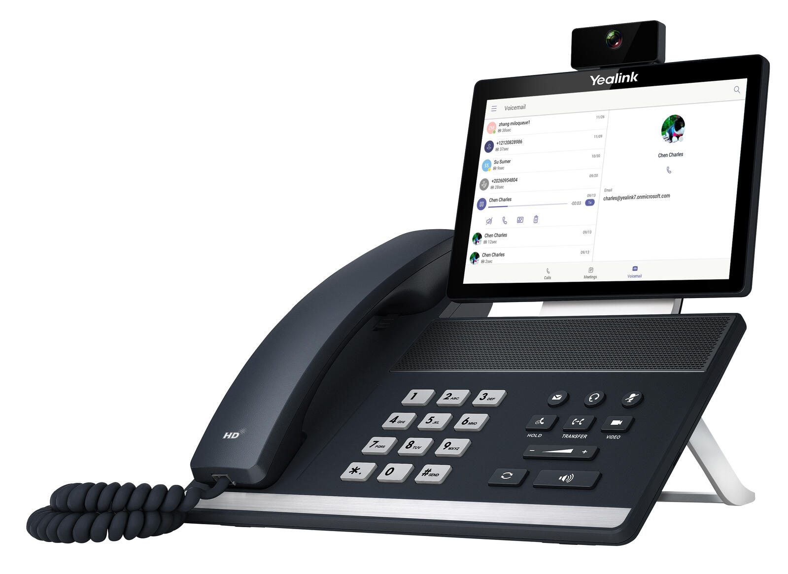 Yealink VP59 - Teams VoIP-Telefon mit Kamera und Rufnummernanzeige