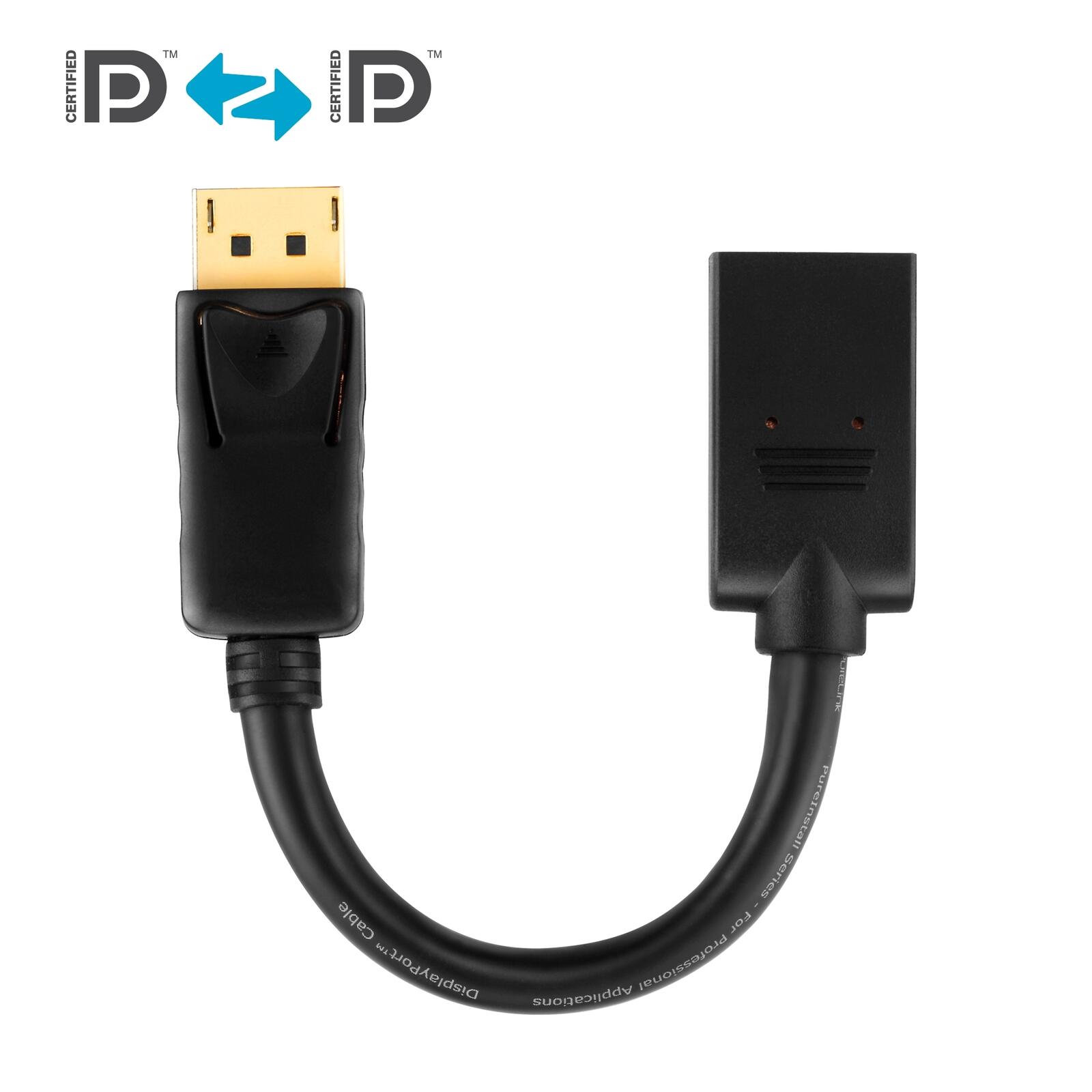 PureLink DisplayPort/DisplayPort Adapter - PureInstall 0,10m
