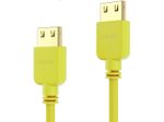PureLink HDMI Kabel - PureInstall - Slim 1,00m - Gelb