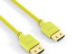 PureLink HDMI Kabel - PureInstall - Slim 1,50m - Gelb