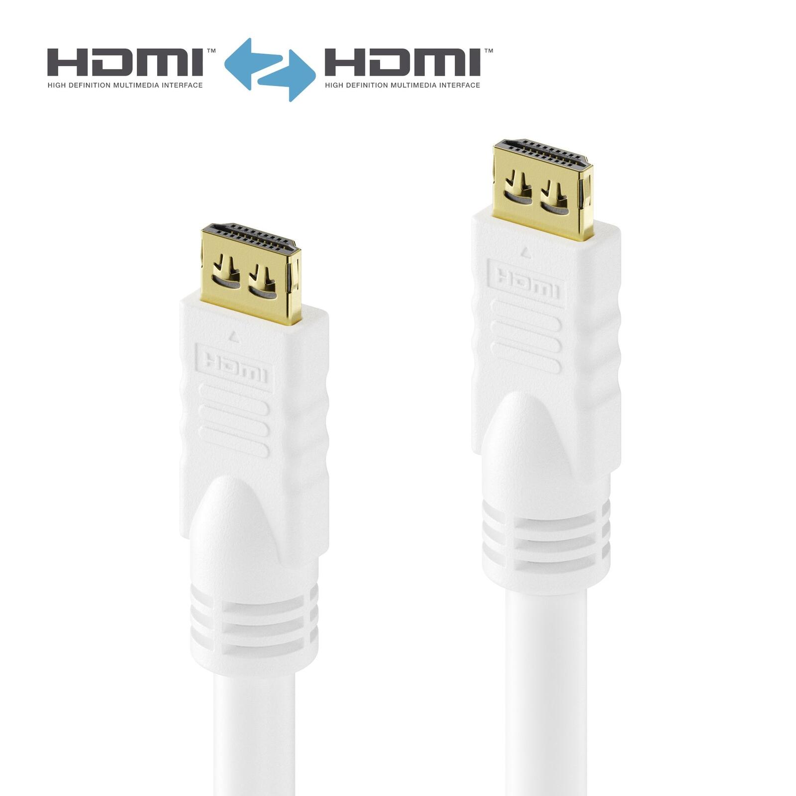 PureLink HDMI Kabel - PureInstall - weiß - 7,50m