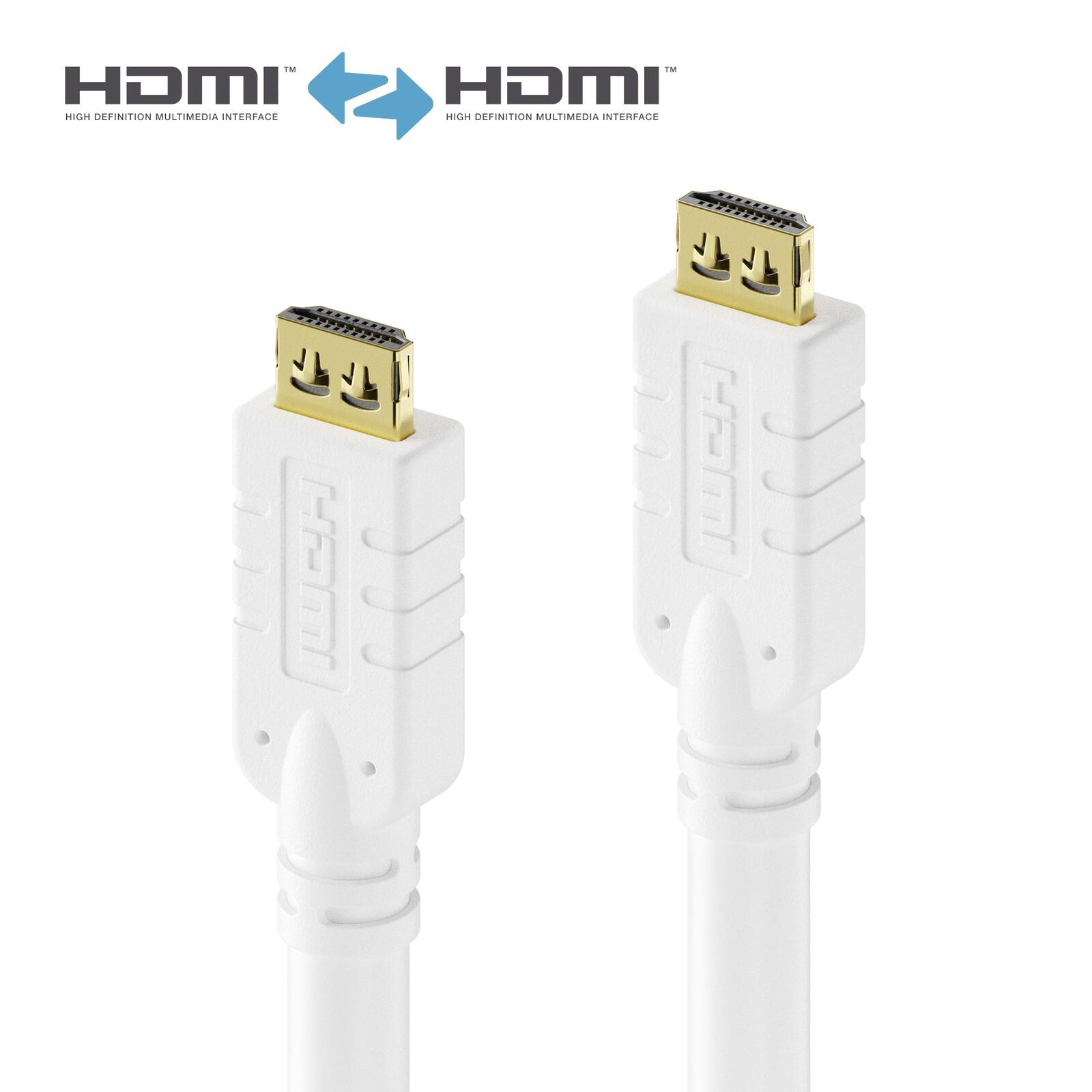 PureLink HDMI Kabel - PureInstall - weiß - 10,0m