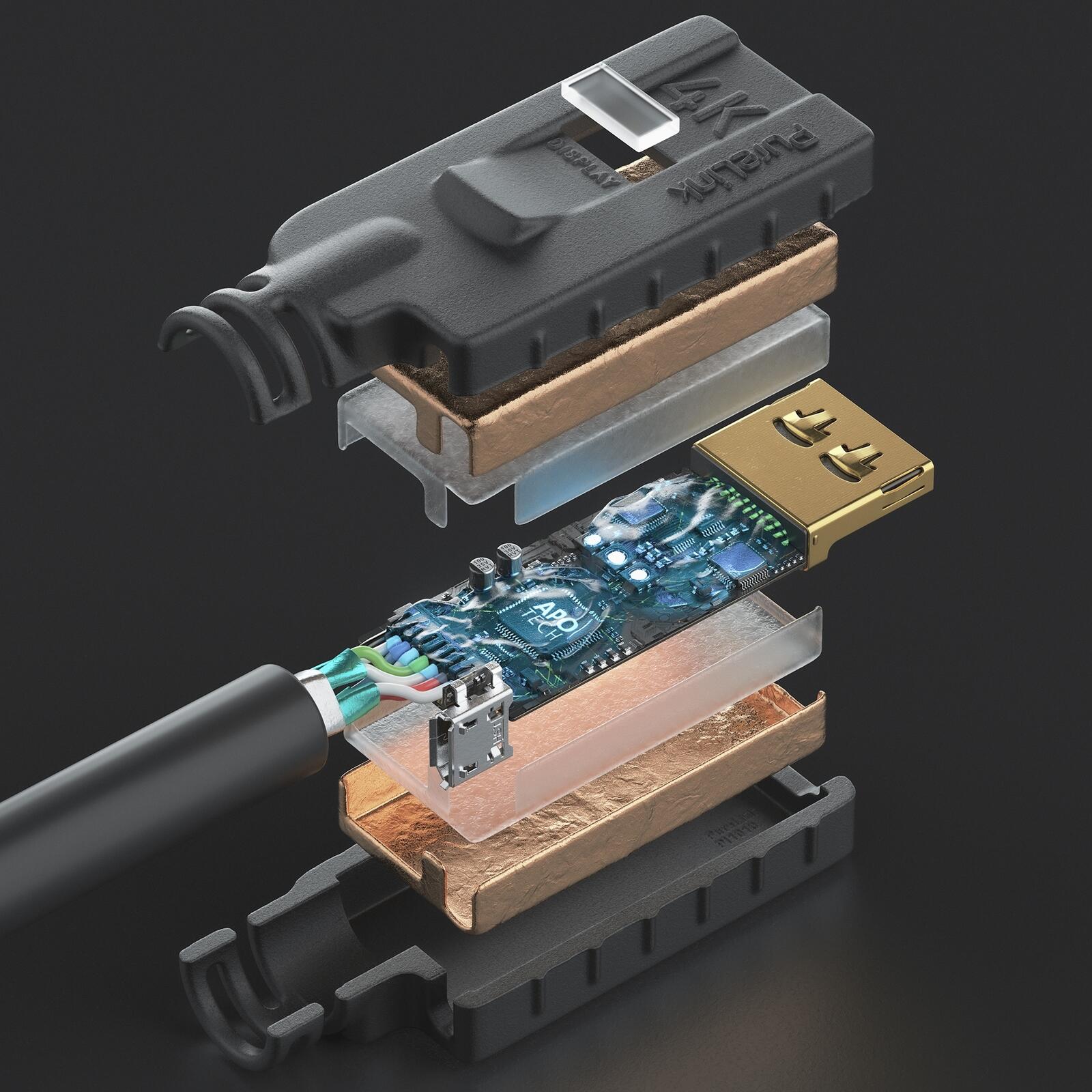 PureLink HDMI Kabel Aktiv 10.2Gbps - PureInstall 30,0m