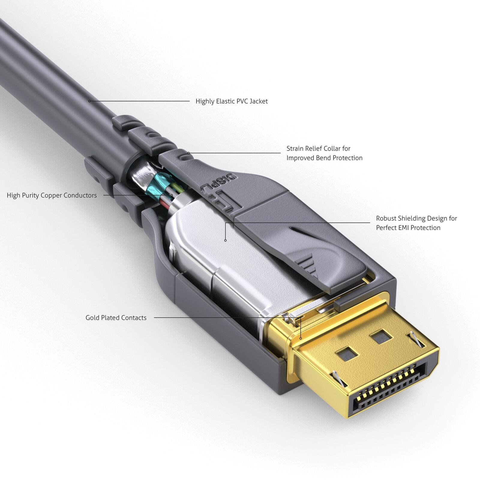 PureLink Active DisplayPort 1.4 Kabel - PureInstall 7,50m