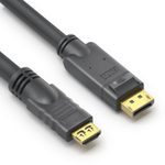 PureLink DisplayPort zu HDMI Kabel 4K - PureInstall 15,00m