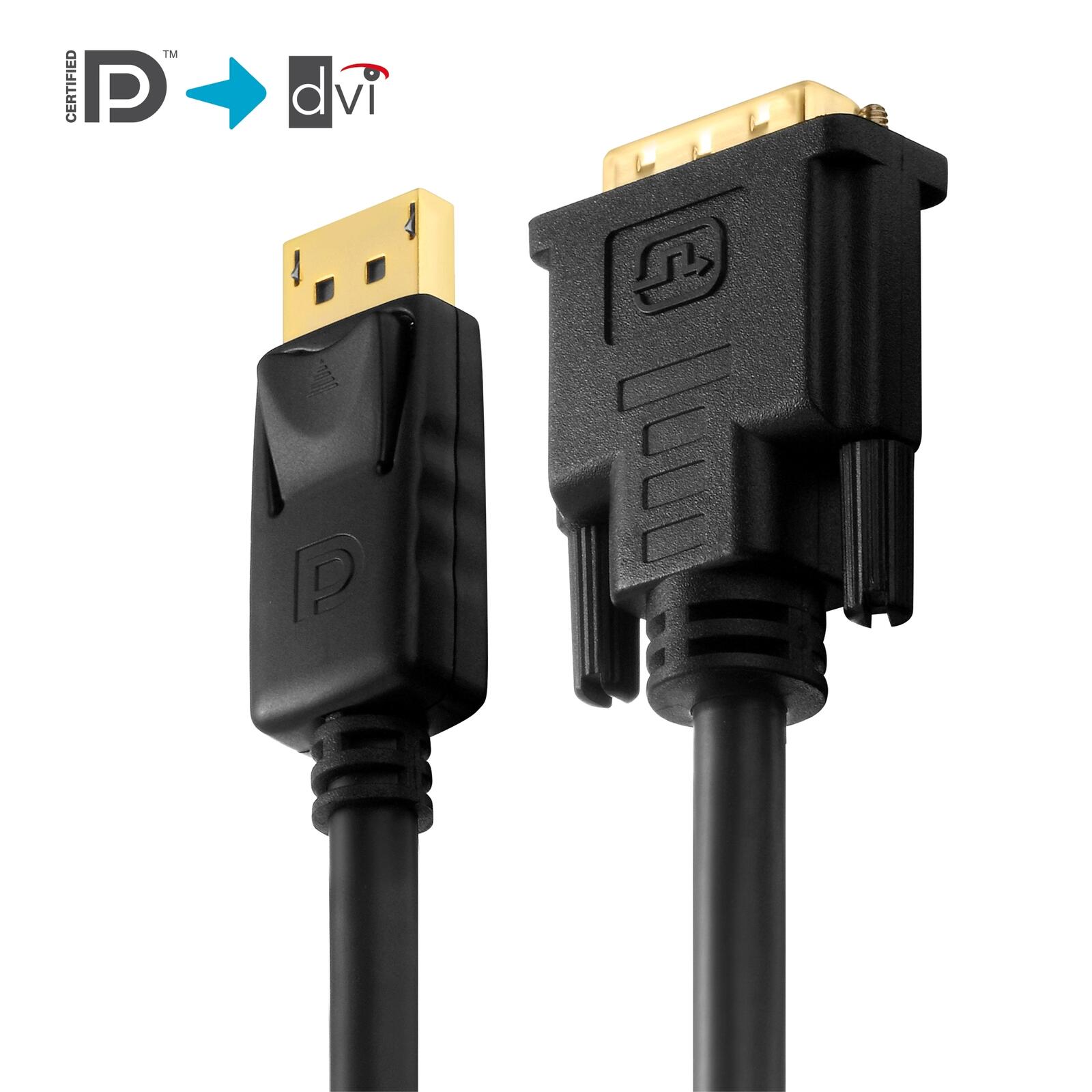 PureLink DisplayPort zu DVI Kabel - PureInstall - 7,50m
