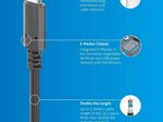 PureLink Aktives USB-C auf USB-C Kabel mit E-Marker - USB 3.2 Gen2x1, 3A, 10Gbps - PureInstall 3,00m