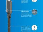 PureLink Aktives USB-C auf USB-C Kabel mit E-Marker - USB 3.2 Gen2x1, 3A, 10Gbps - PureInstall 5,00m