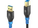 PureLink FlexInstall USB-A auf USB-B Kabel USB 3.0 5Gbps 0.50m