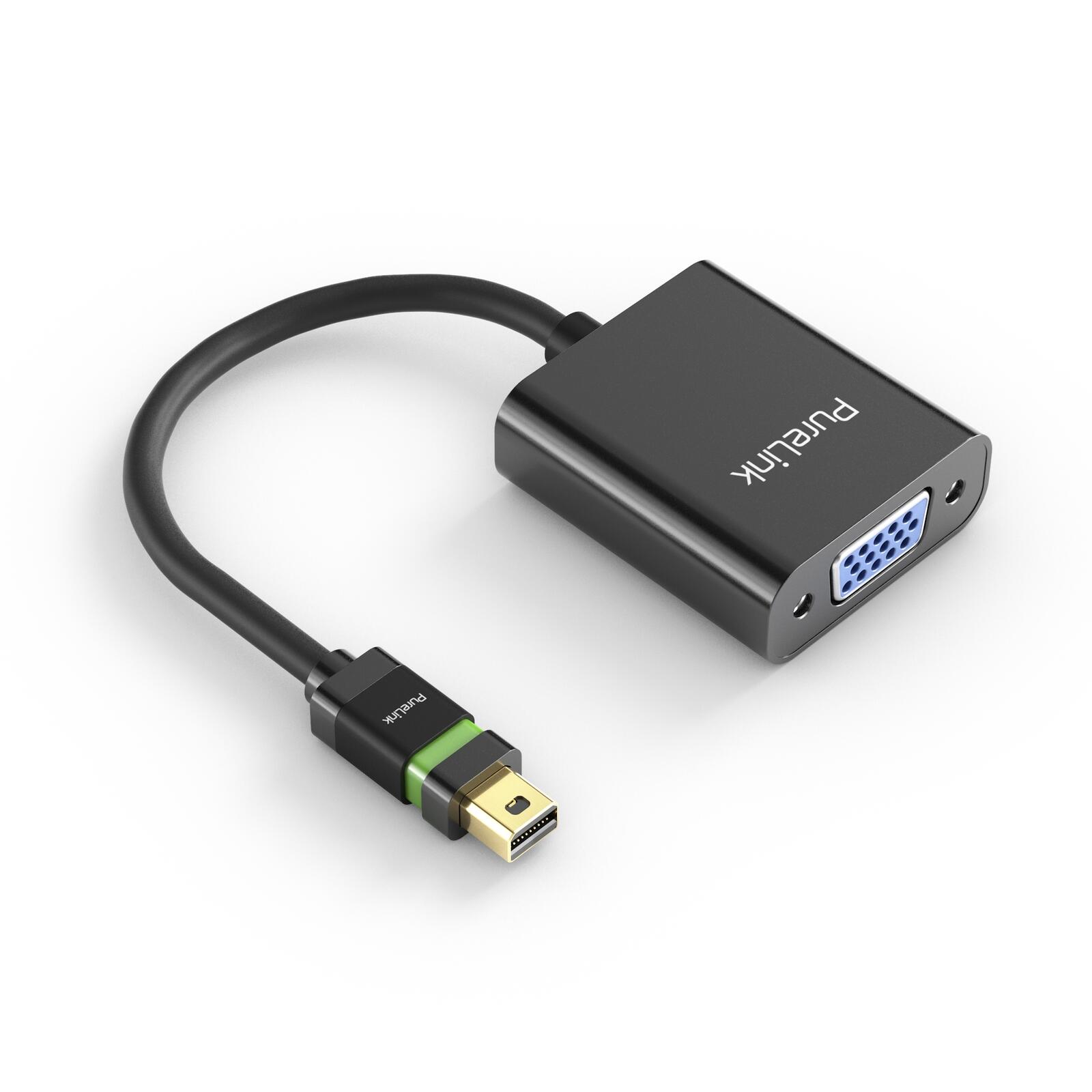 PureLink MiniDP/VGA Adapter - Ultimate Serie - 0,15m - schwarz