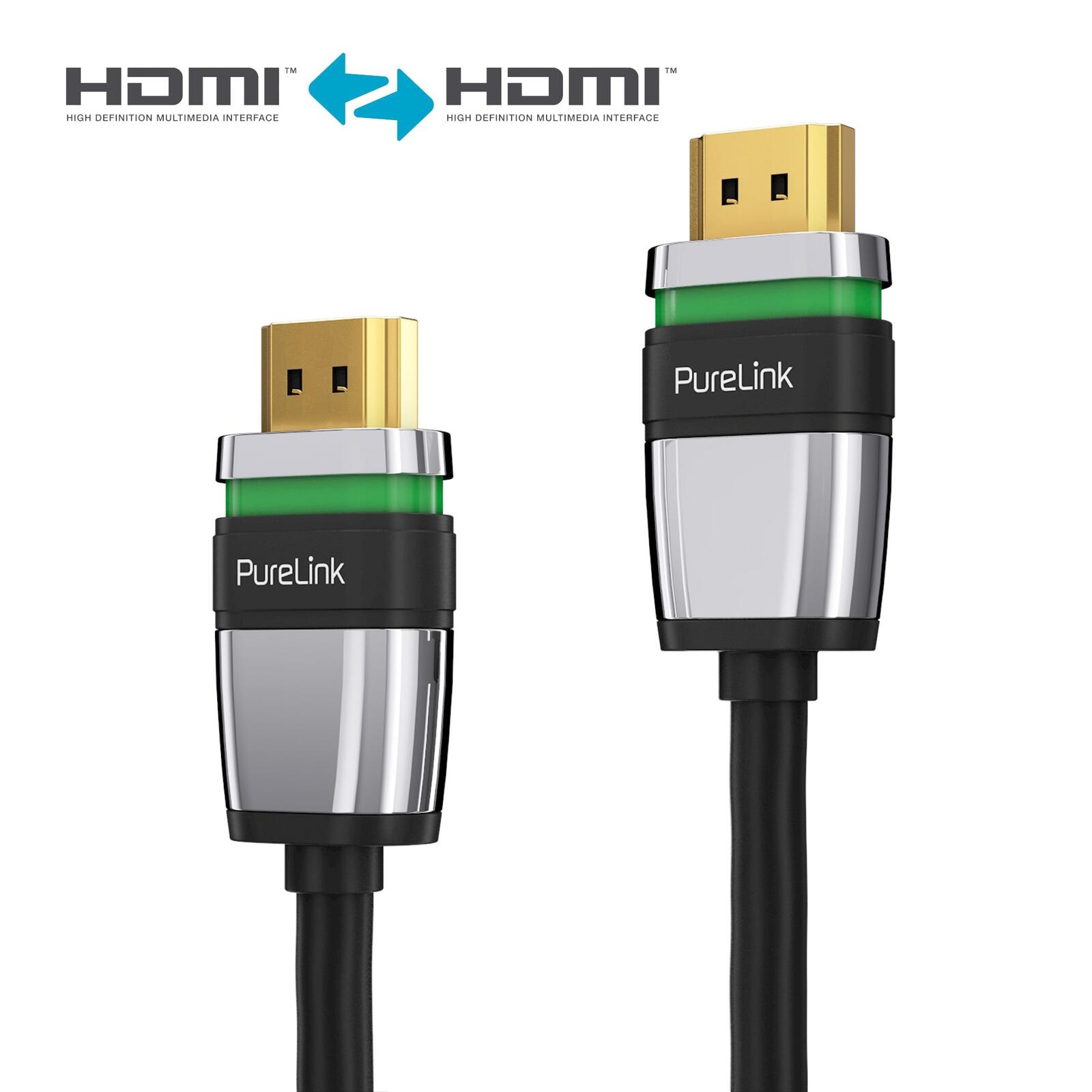PureLink HDMI Kabel - Ultimate Serie - 8K 48Gbps - 1,0m - schwarz - LSZH