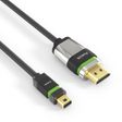 PureLink MiniDP/HDMI Kabel - Ultimate Serie - 1,00m - schwarz