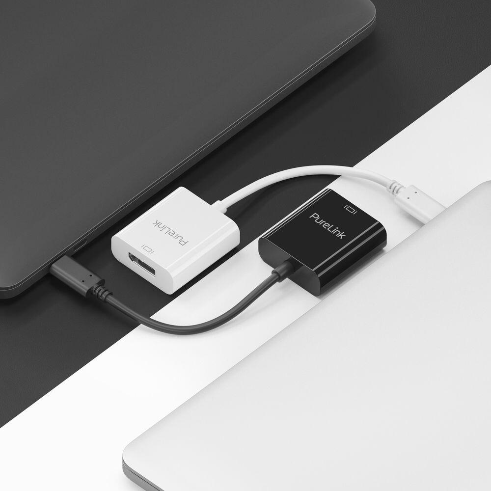 PureLink USB-C auf DisplayPort Adapter - 4K60 - iSerie - schwarz - 0,10m