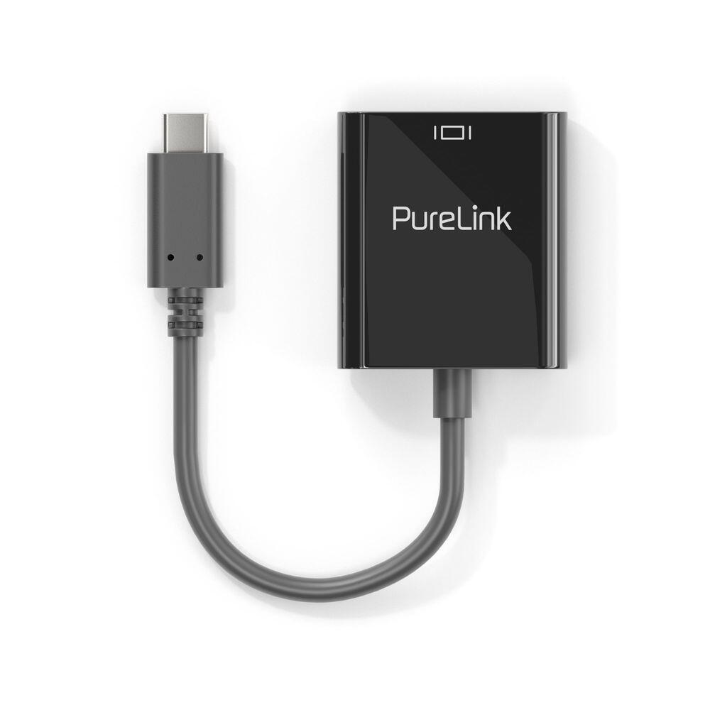 PureLink USB-C auf DisplayPort Adapter - 4K60 - iSerie - schwarz - 0,10m