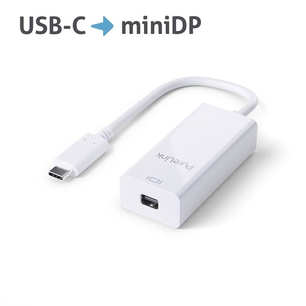 PureLink USB-C auf mini DisplayPort Adapter - 4K60 - iSerie - weiß - 0,10m