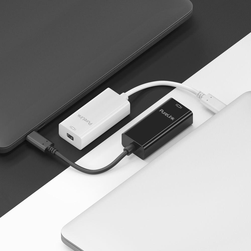 PureLink USB-C auf mini DisplayPort Adapter - 4K60 - iSerie - schwarz - 0,10m