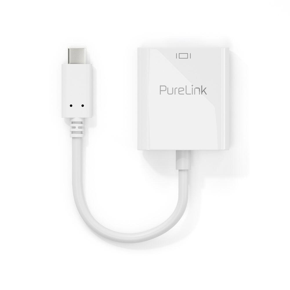 PureLink USB-C auf VGA Adapter - 1200p - iSerie - weiß - 0,10m
