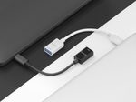 PureLink USB-C auf USB-A Adapter - USB 3.1 Gen1 - OTG - iSerie - weiß - 0,10m