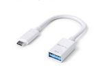 PureLink USB-C auf USB-A Adapter - USB 3.1 Gen1 - OTG - iSerie - weiß - 0,10m