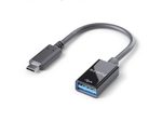 PureLink USB-C auf USB-A Adapter - USB 3.1 Gen 1 - iSerie - schwarz - 0,10m